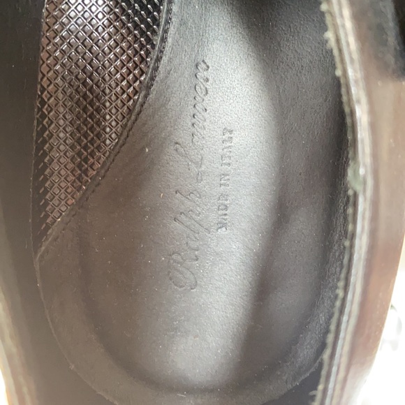 Ralph Lauren, men’s Purple Label, double monk strap shoe-made in Italy, size 12 - Picture 6 of 7